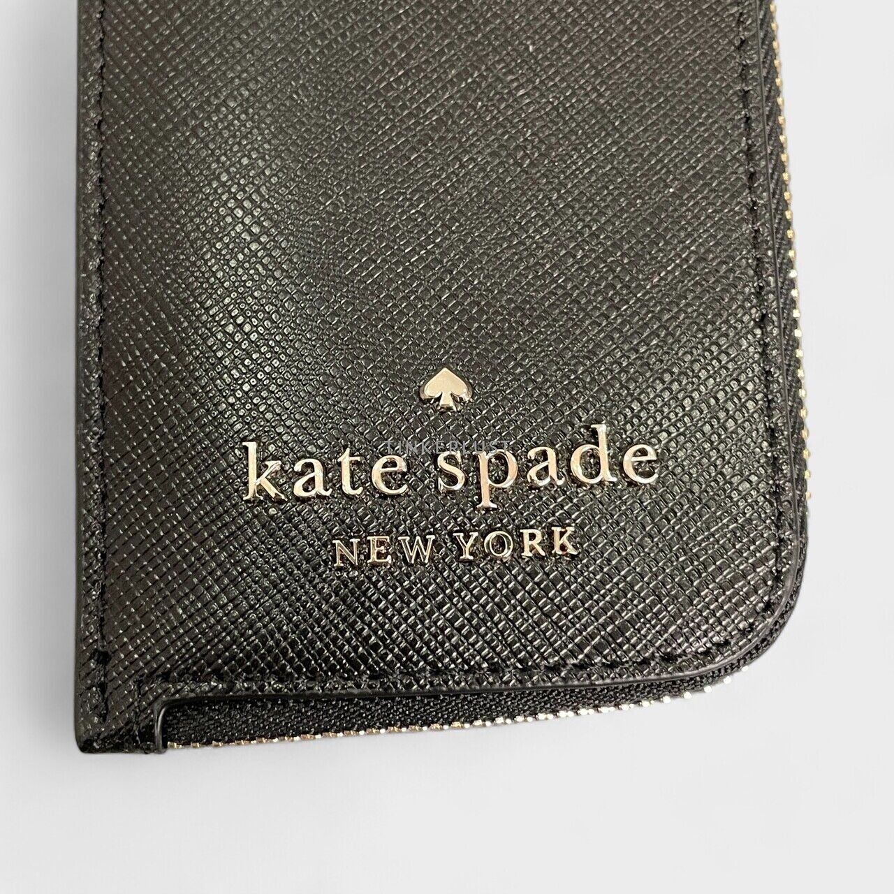 Kate Spade WLR00139 Staci Black Leather Lanyard