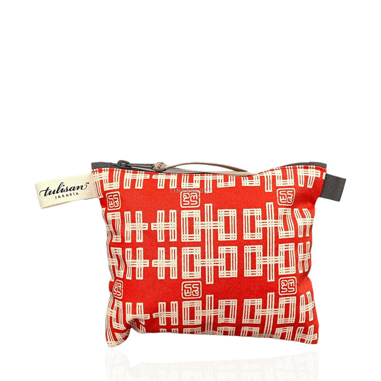 Tulisan Red/White Small Pouch	