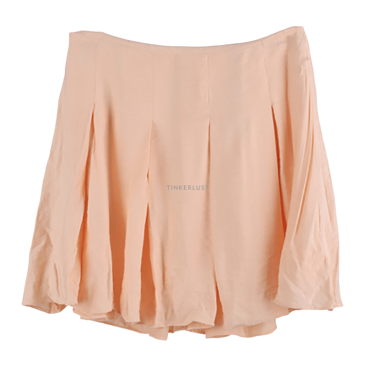 BCBG Generation Pleated Peach Mini Skirt 