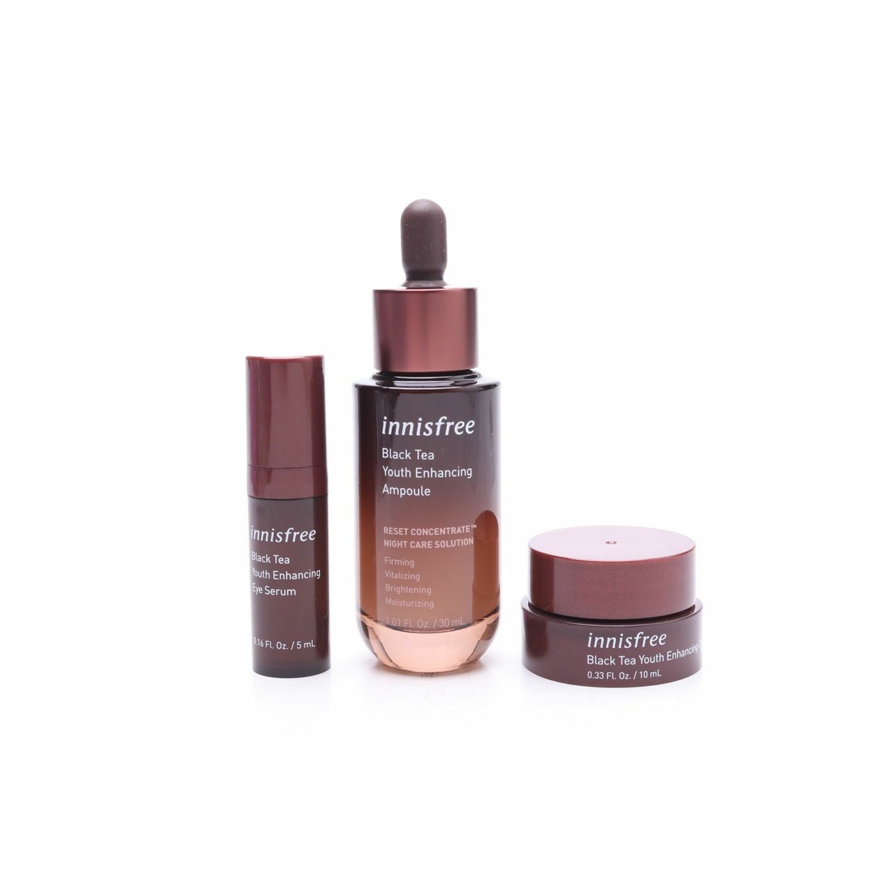 Innisfree Black Tea Youth Enhancing Ampoule Special Set Sets and Palette