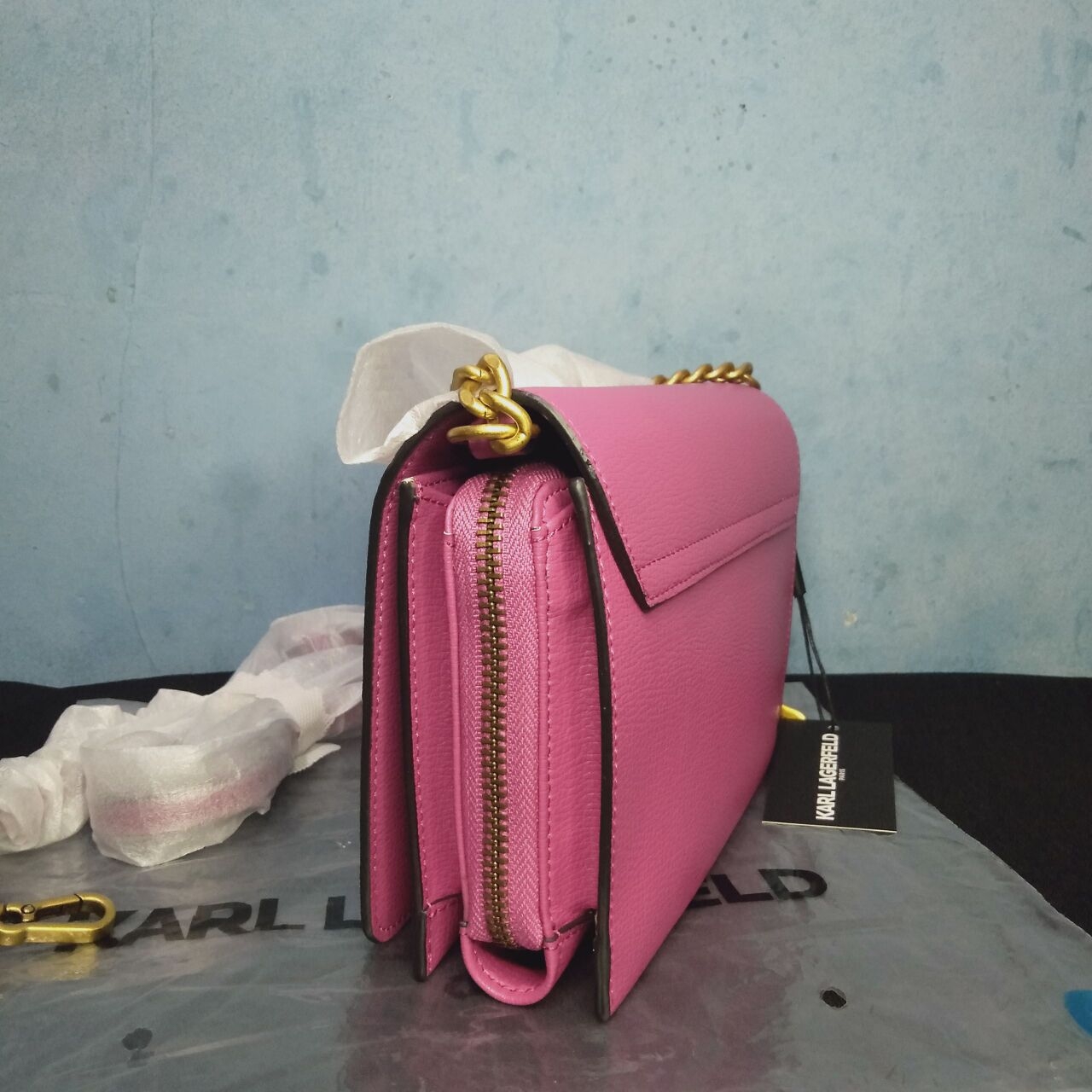 Karl Lagerfeld Pink Shoulder Bag