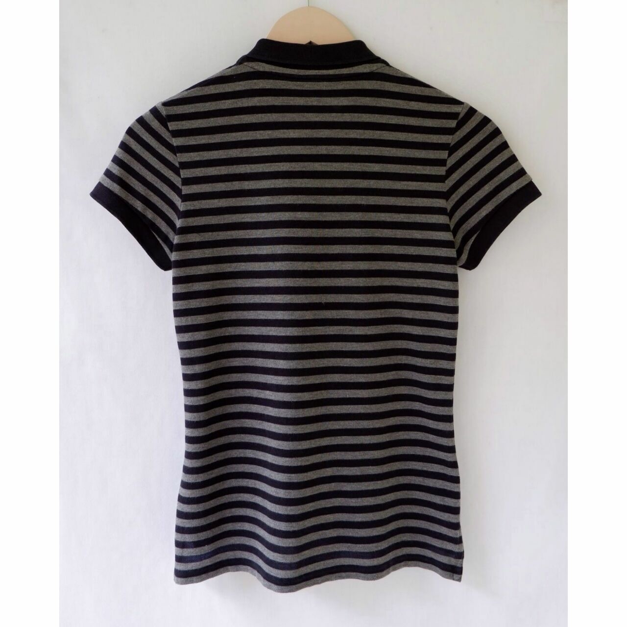 Fred Perry Black & Grey Stripes Polo Shirt