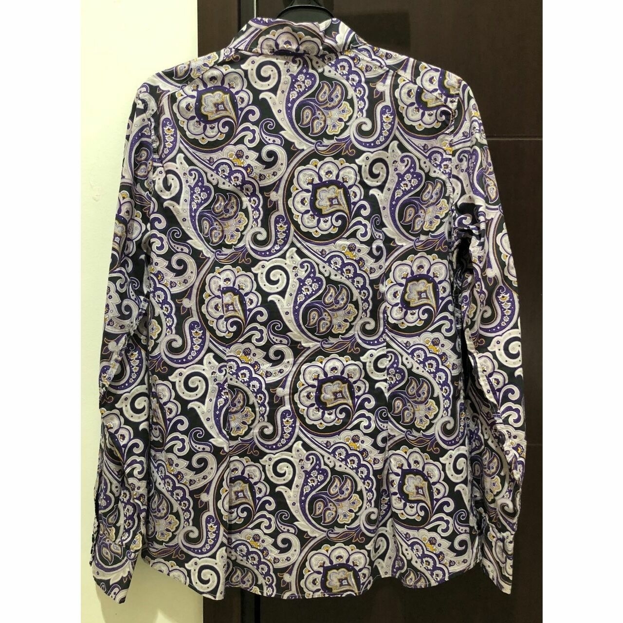 Etro Dark Purple Pattern Shirt