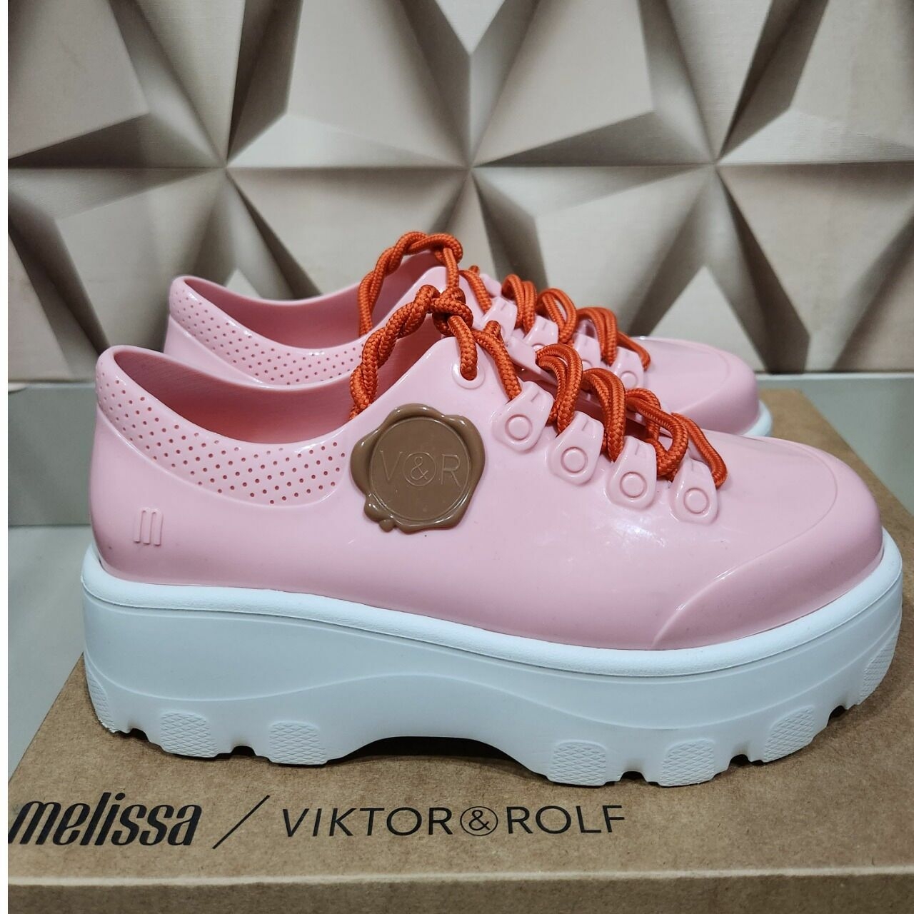 Melissa Kick Off Buckle Pink Pastel Sneakers