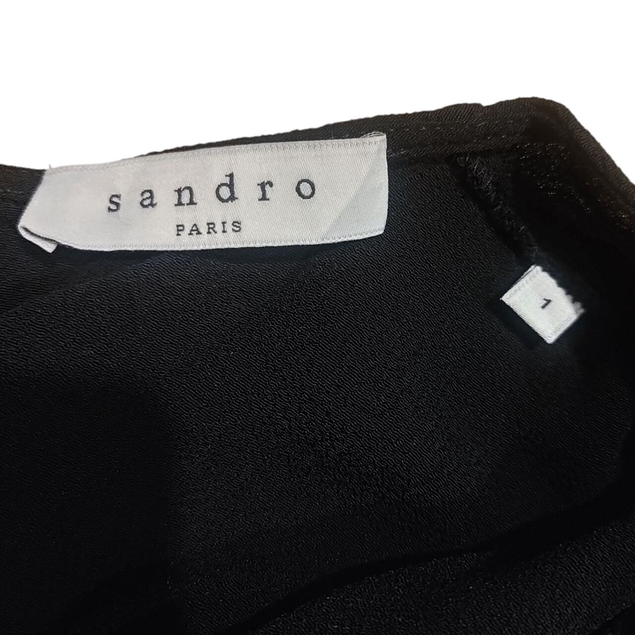 Sandro Black Mini Dress