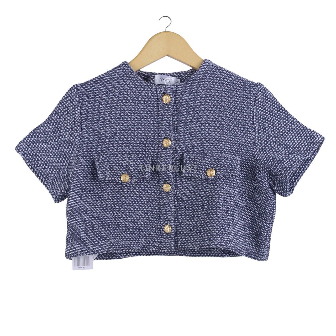 Goulding Navy Blouse
