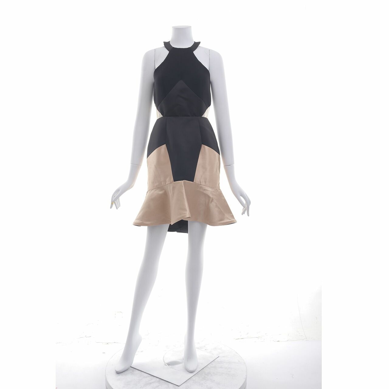 Peggy Hartanto Black & Cream Mini Dress