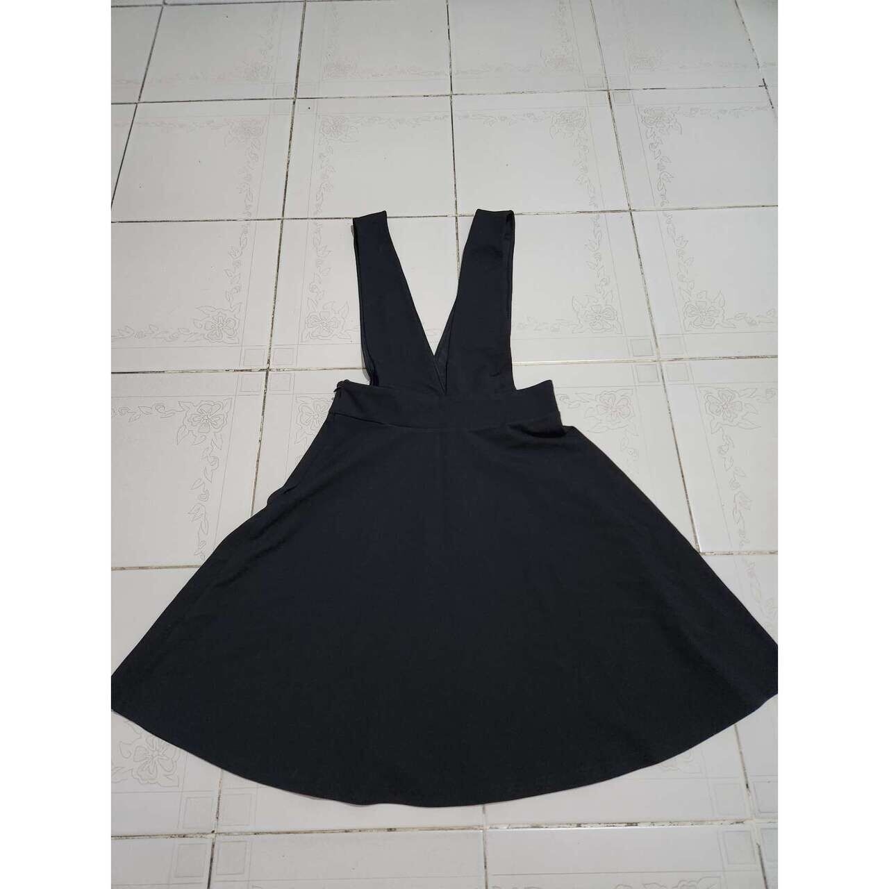 New Look Black Banded A-Line Dress