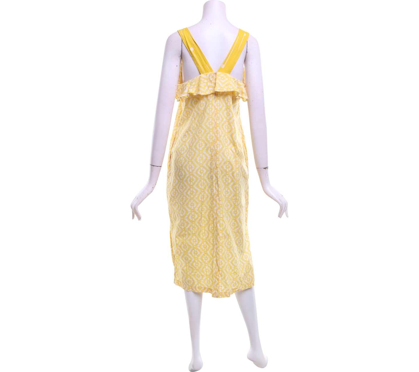 Geulis Yellow Midi Dress