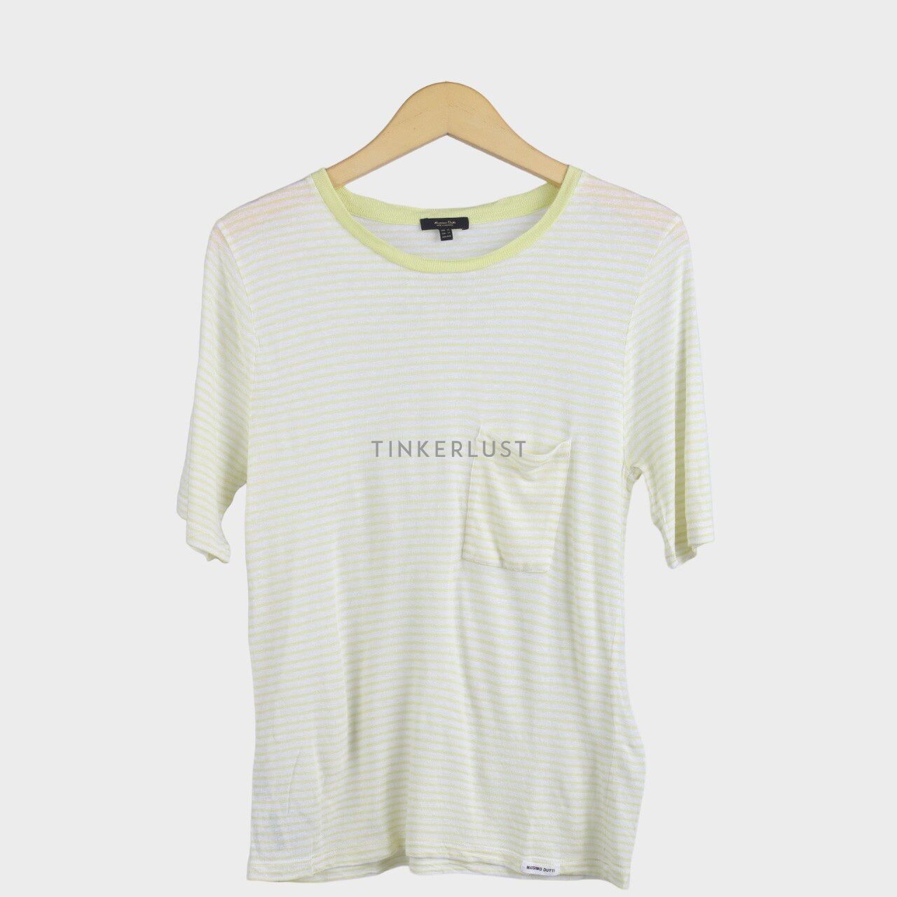 Massimo Dutti Yellow Stripes T-shirt