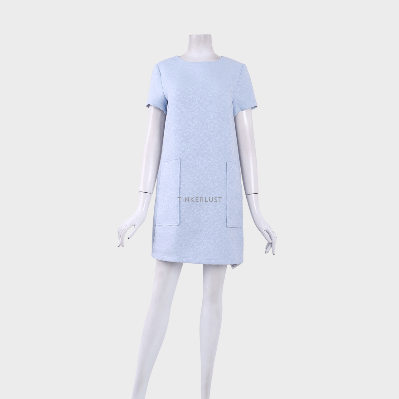 Moon River Blue Mini Dress