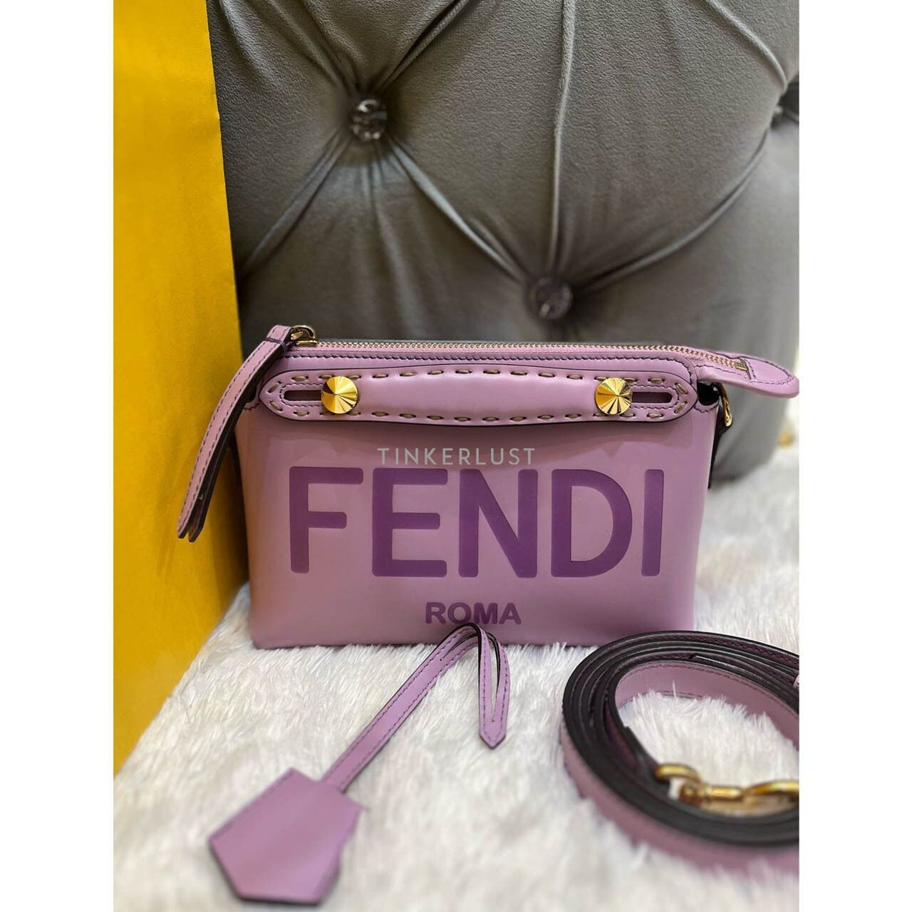 Fendi By The Way Mini Purple 2022 Satchel