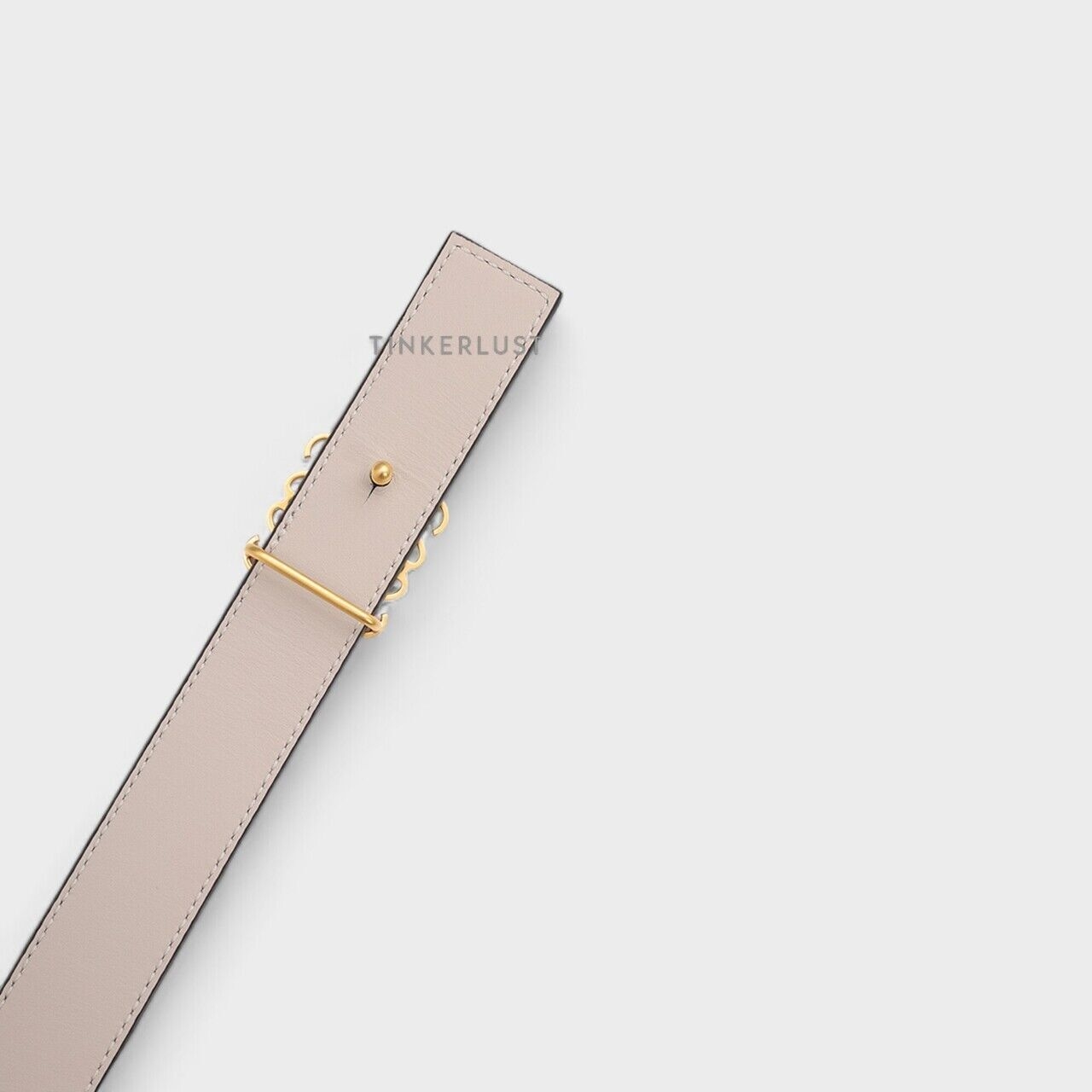 Loewe Reversible Anagram Belt 2.8cm in Warm Desert/Light Oat/Bronze Smooth Calfskin