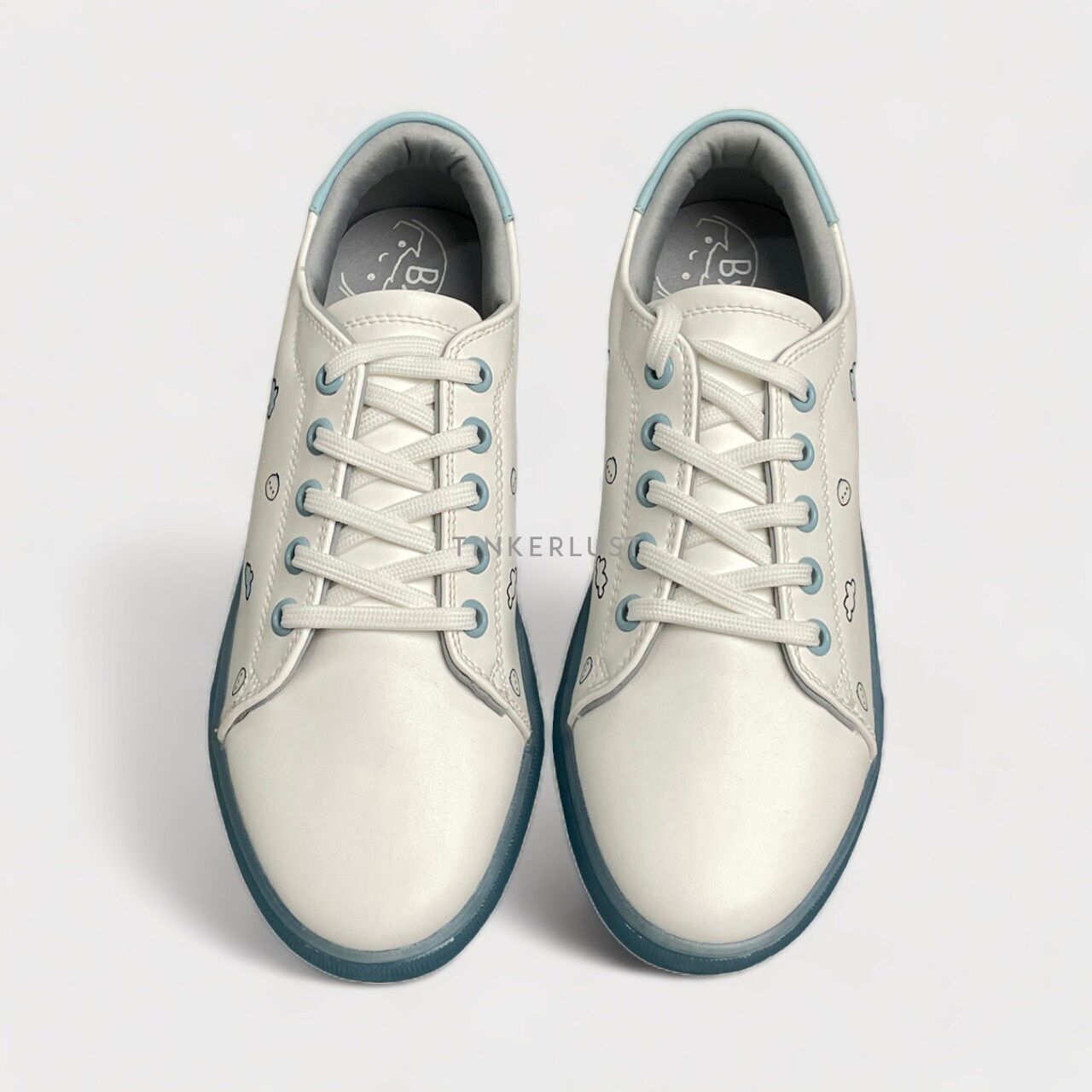 byeol x Sally Piper Dream Blue & White Sneakers