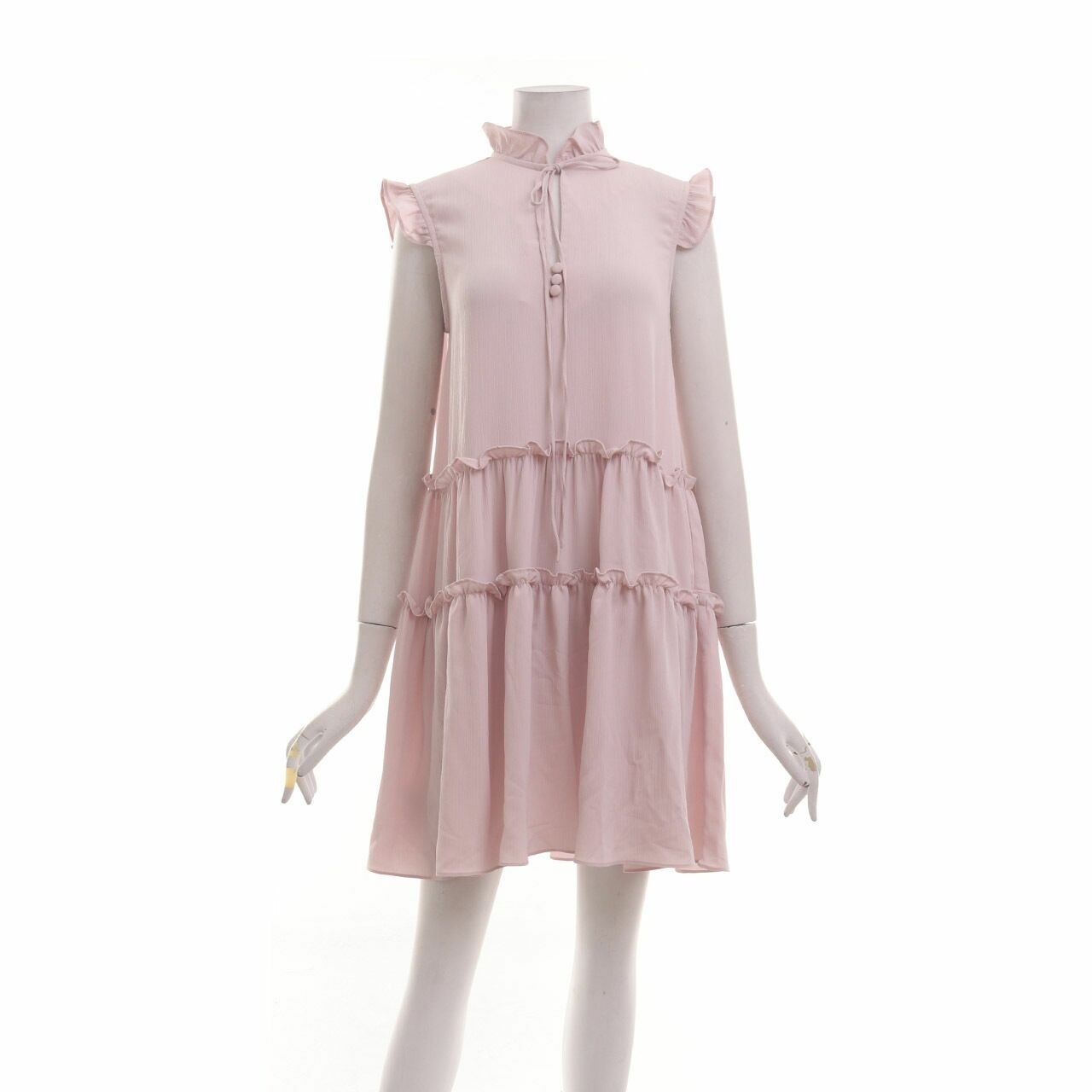 Between Seasons Pink Mini Dress