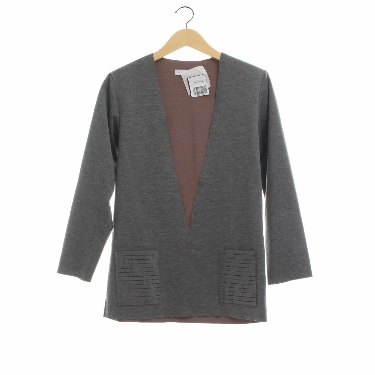 Komma Grey & Taupe Blouse