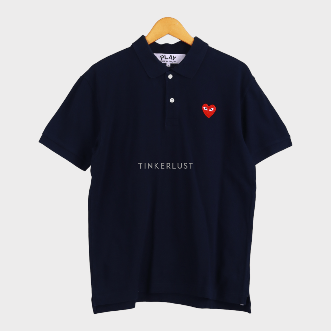 Play by Comme des Garcons Navy Polo Shirt