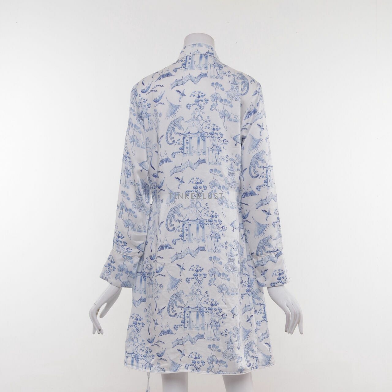 M by Mischa Blue & White Wrap