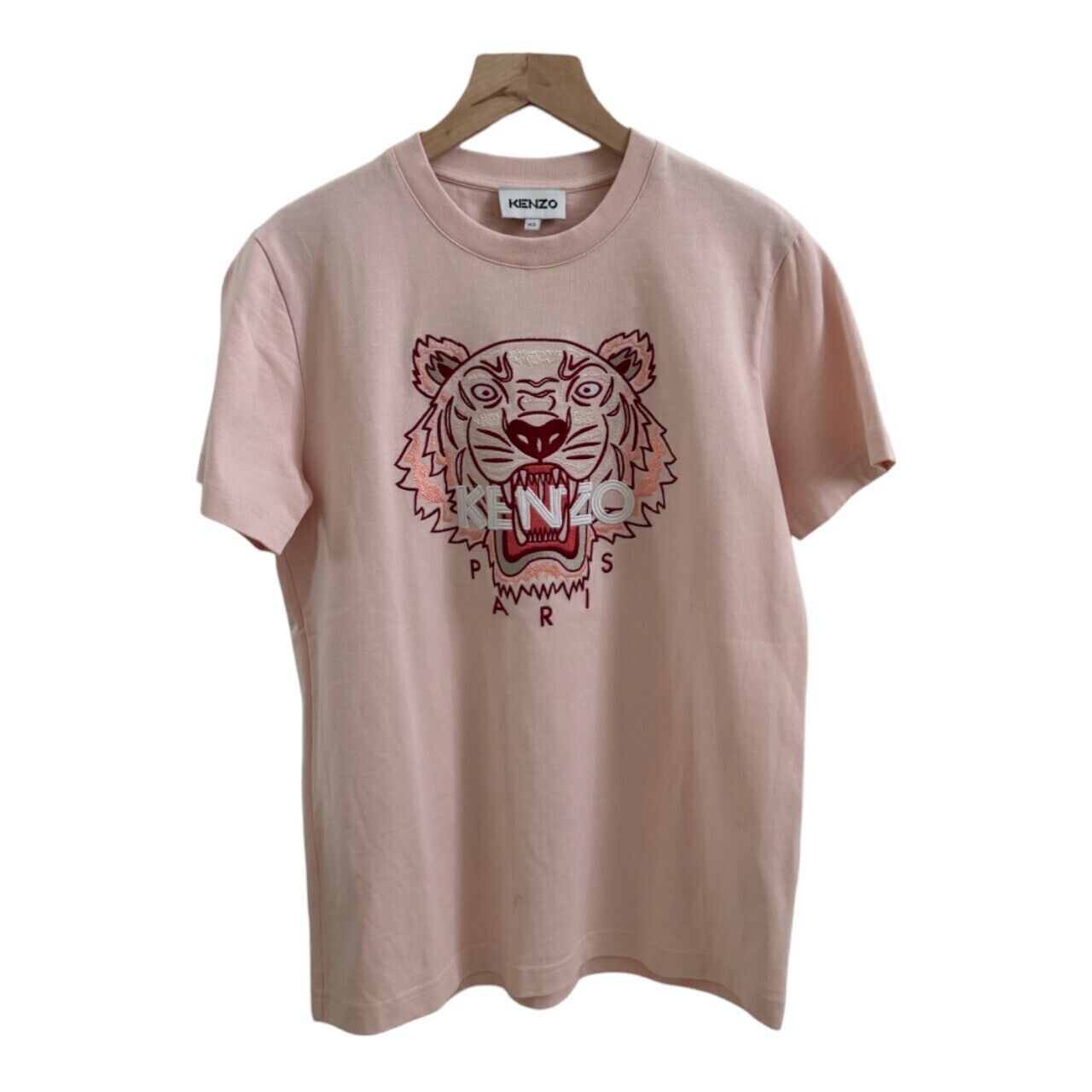 Kenzo Tiger Logo Soft Pink T-Shirt