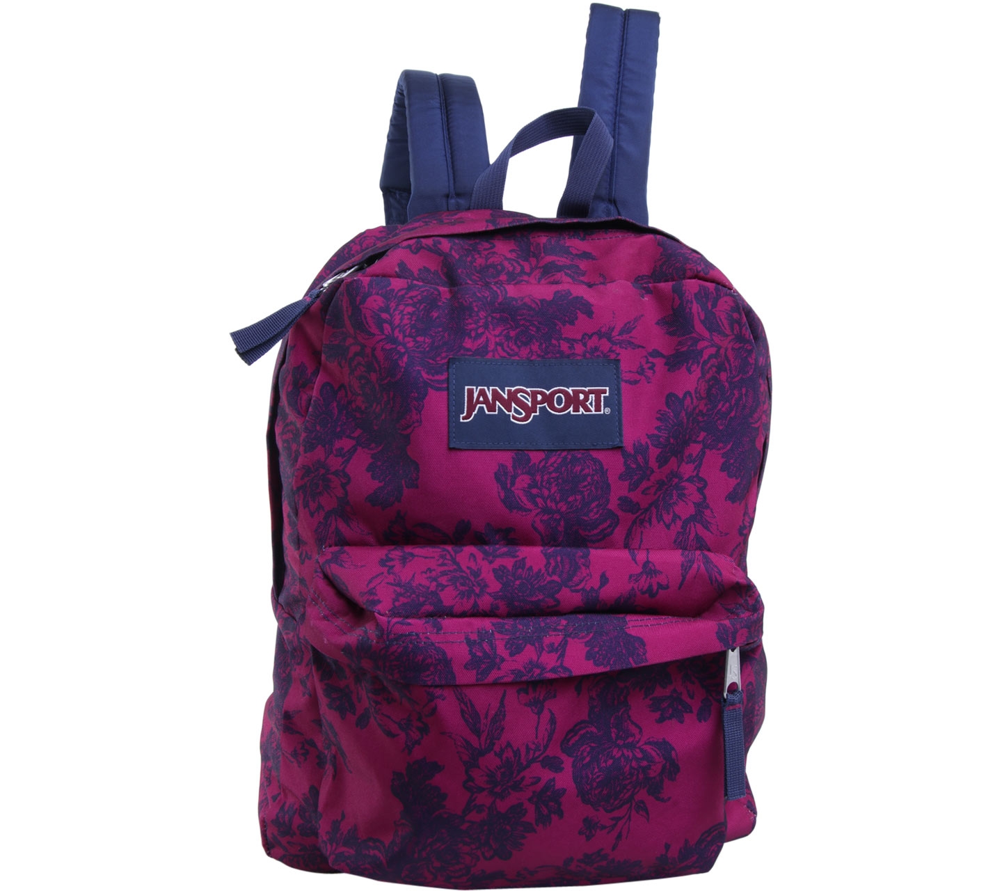 Jansport Dark Purple And Dark Blue Backpack 