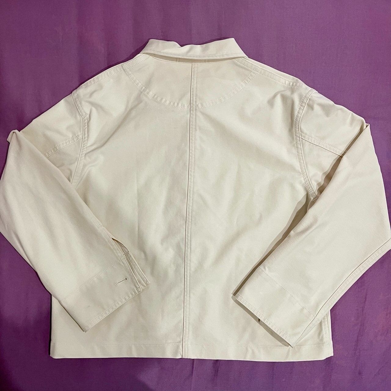 UNIQLO Cream Shirt Jacket