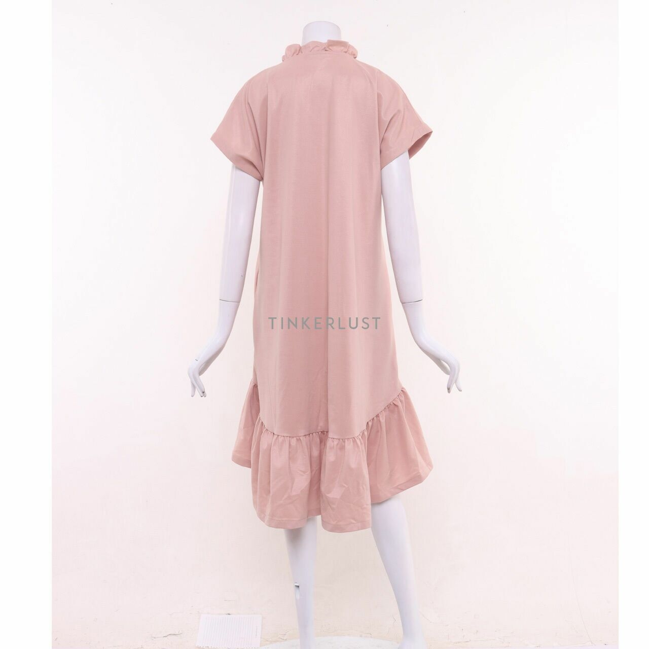 Jolie Soft Peach Midi Dress