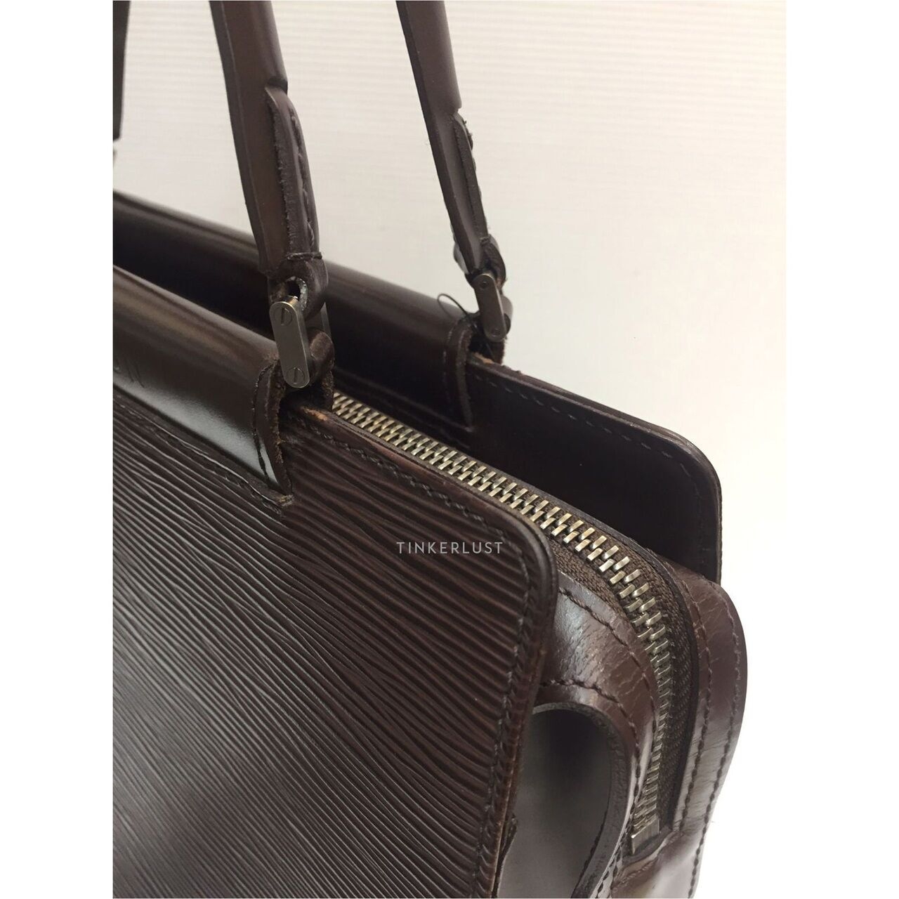 Louis Vuitton Figari MM Epi Leather Brown 2003 Tote Bag