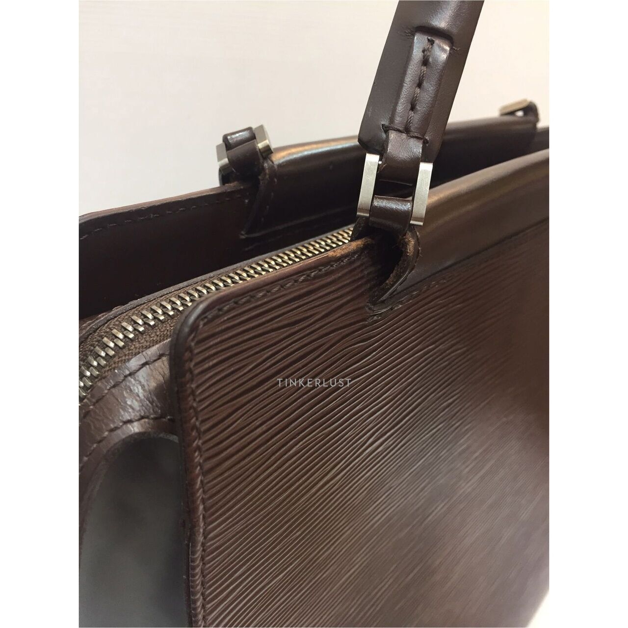 Louis Vuitton Figari MM Epi Leather Brown 2003 Tote Bag