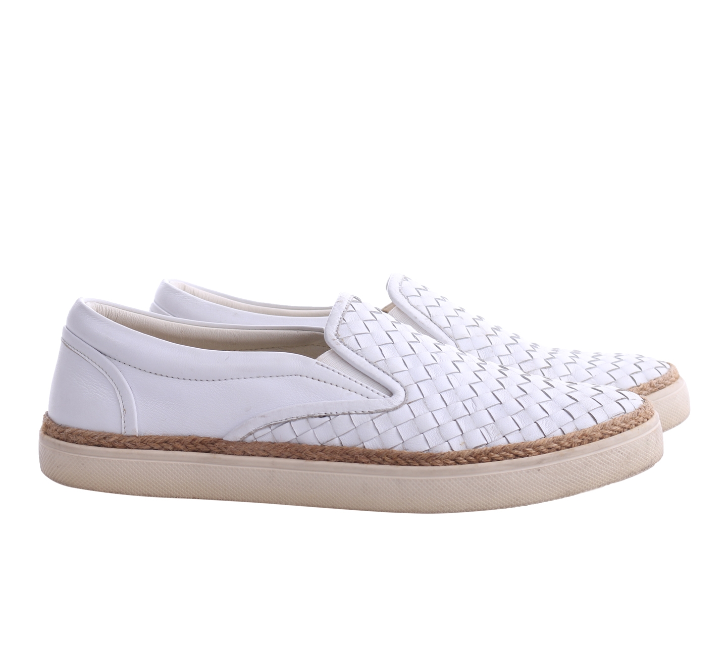 Pla Off White Slip On Sneakers