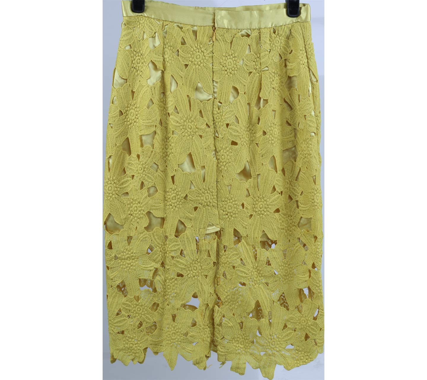 Leony Evelyn Yellow Midi Skirt