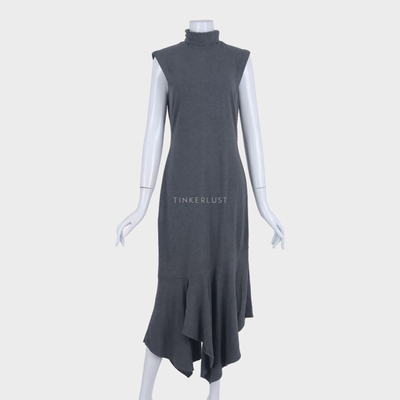 Karl Lagerfeld Grey Midi Dress