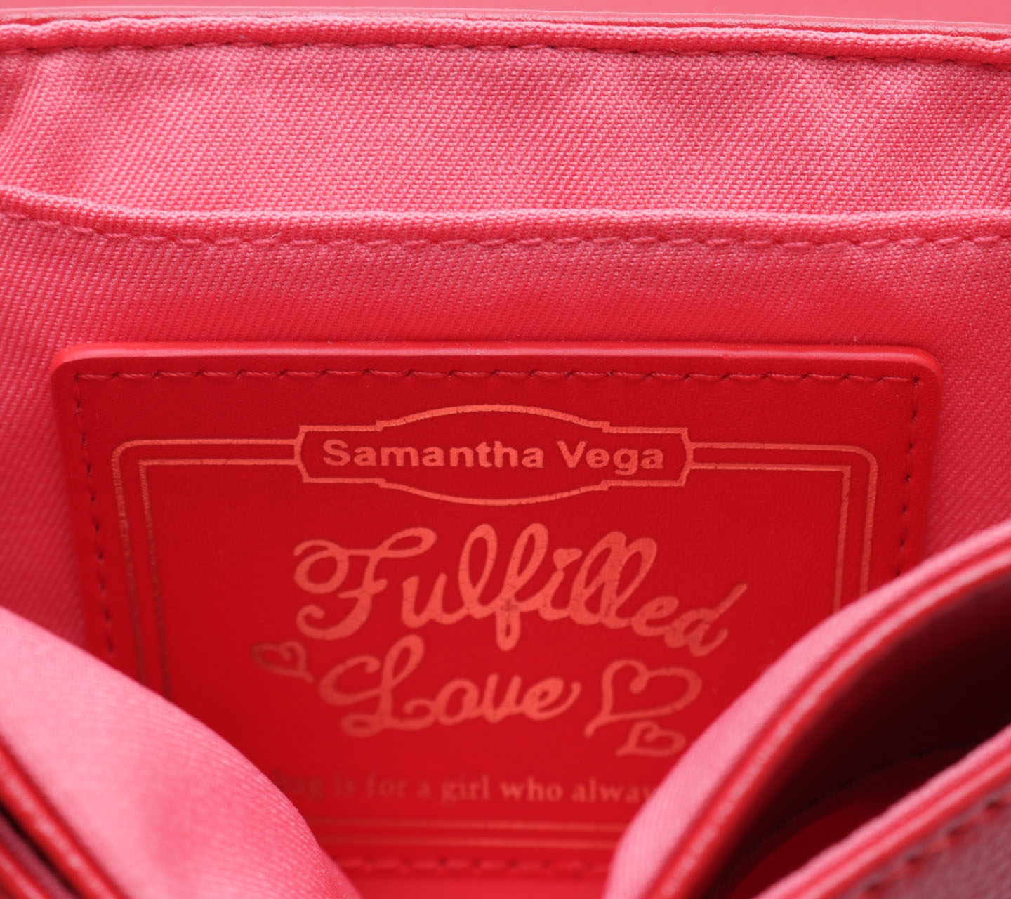 Samantha Vega Red Sling Bag