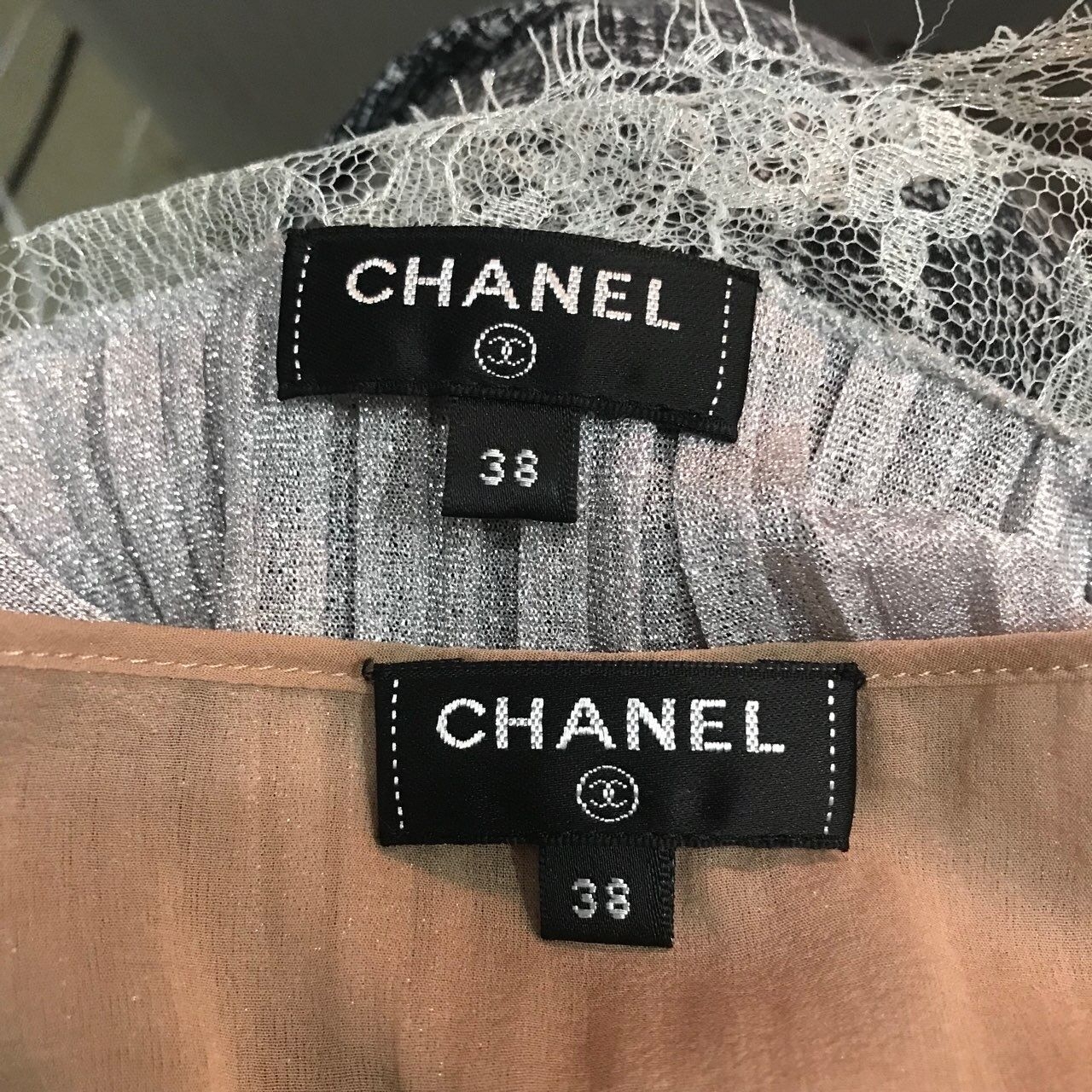 Chanel Silver Midi Dress