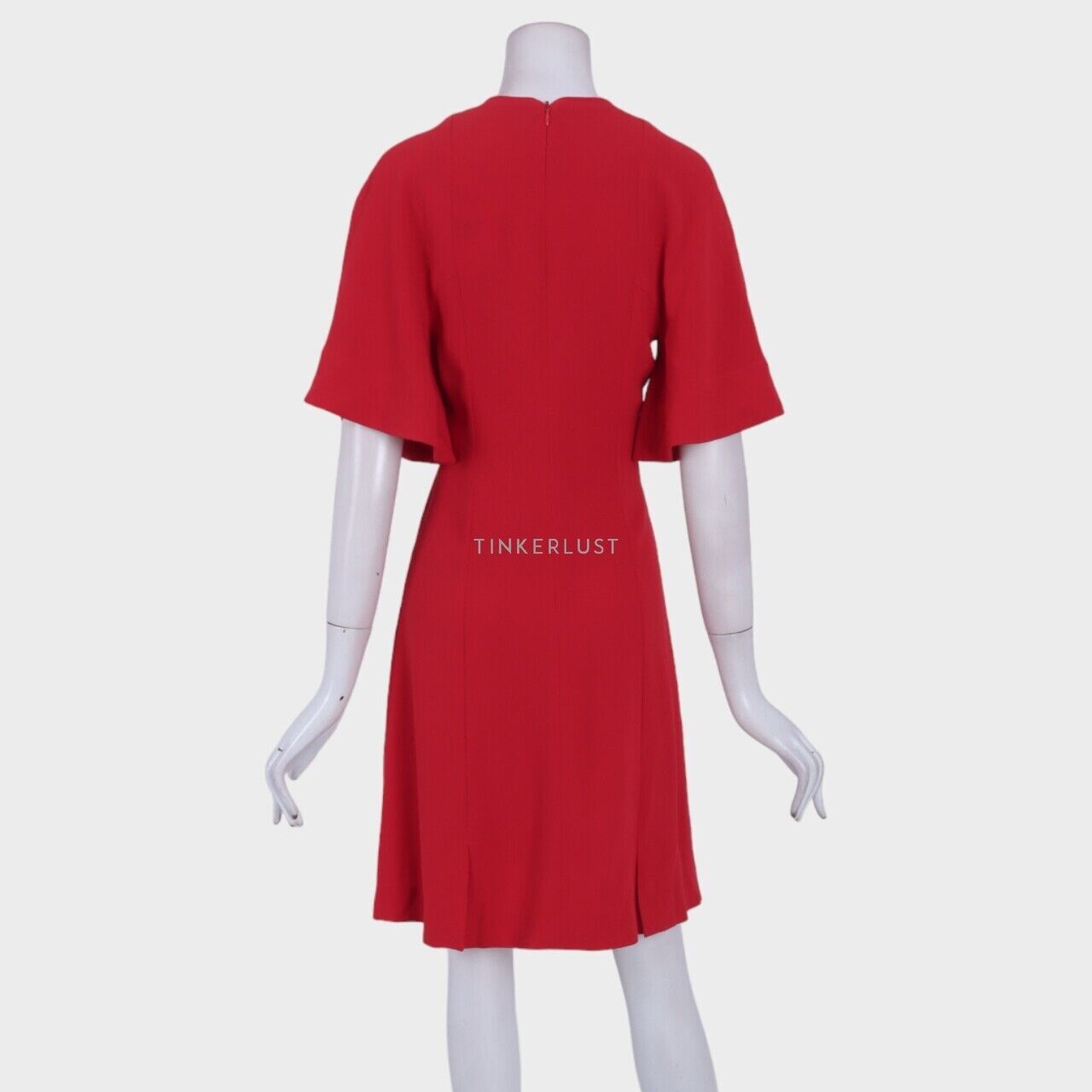 Sandro Red Midi Dress