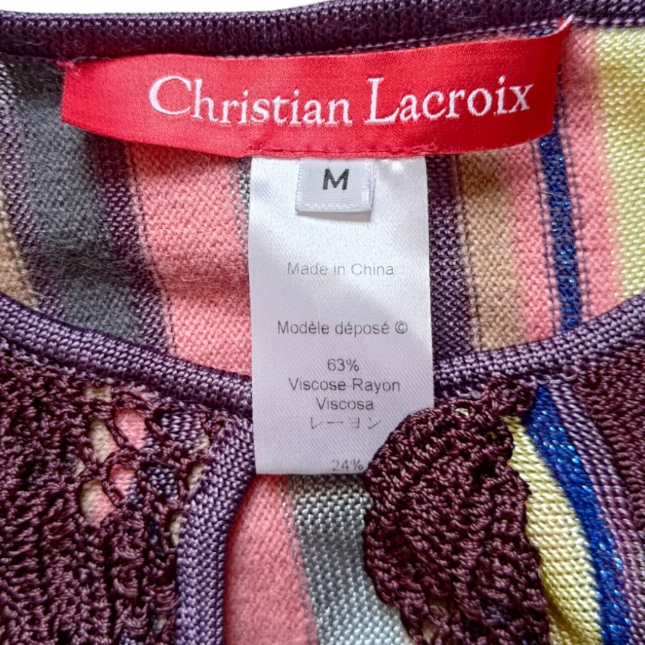 Christian Lacroix Multicolour Stripes Blouse