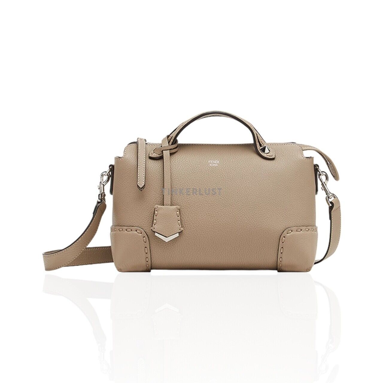 Fendi Small Selleria By The Way in Brown Leather Satchel Bag