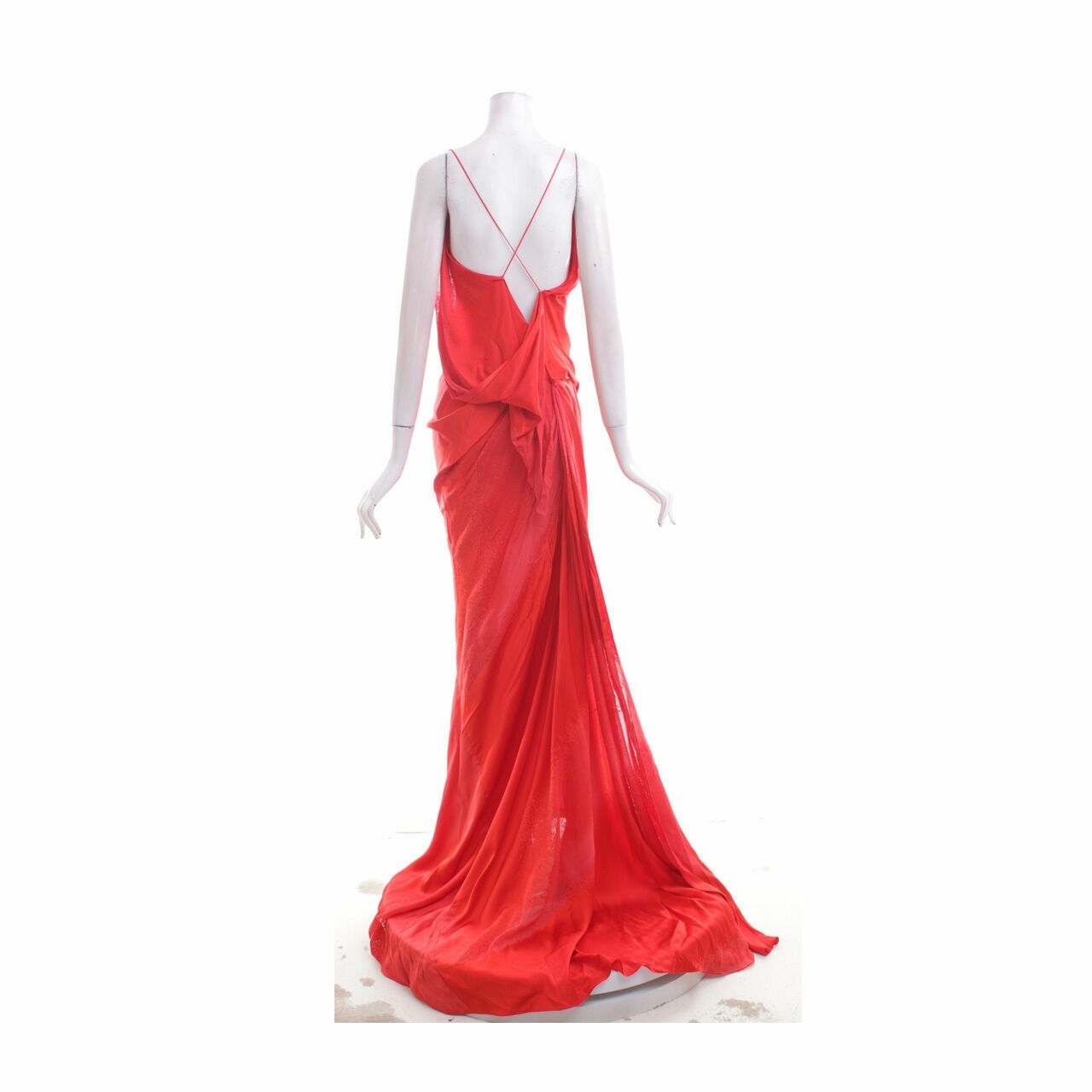 Donna Karan new York Red Long Dress
