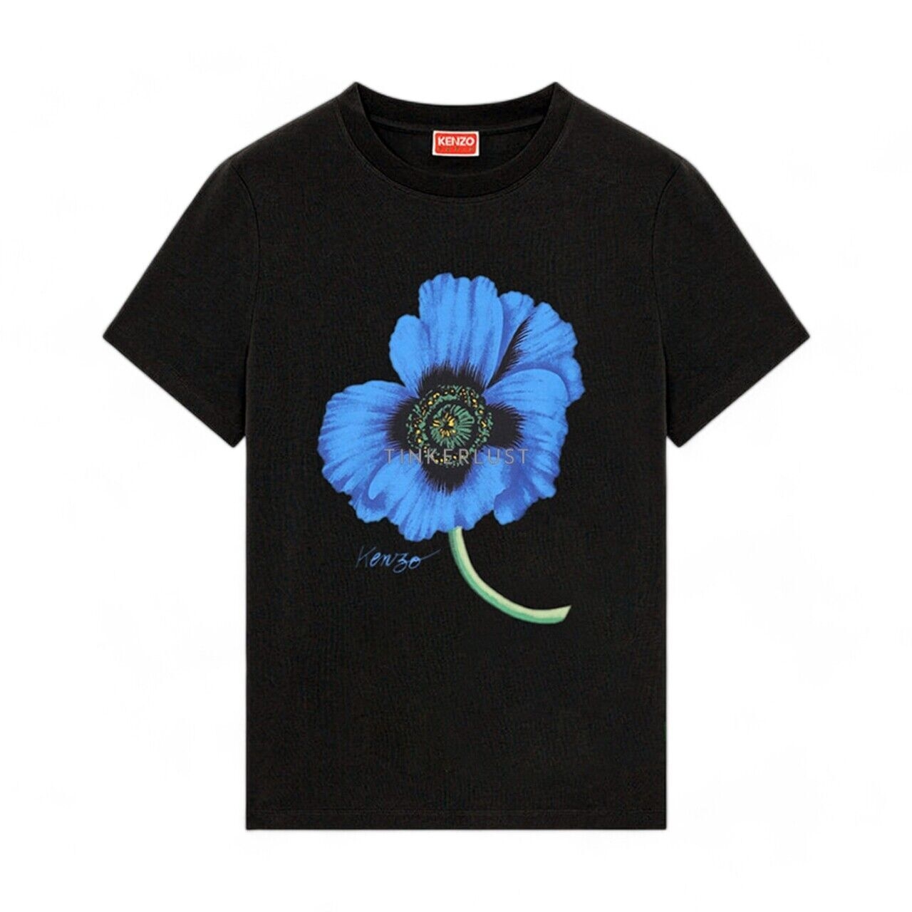 Kenzo Men Kenzo Poppy Black T-Shirt