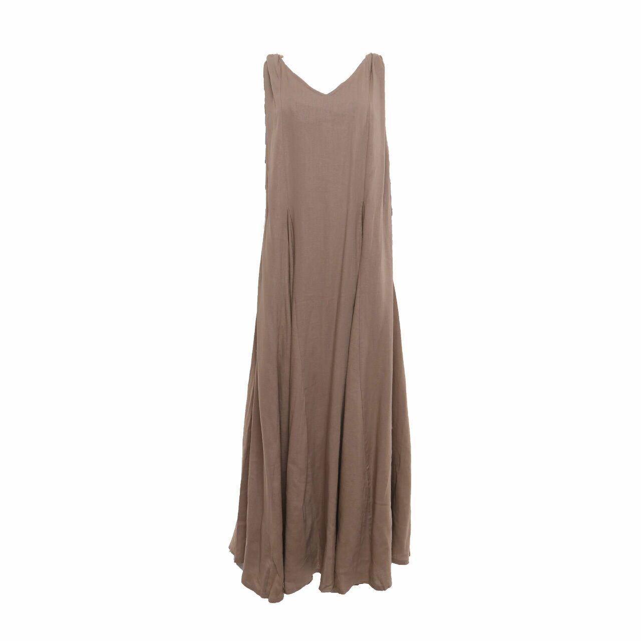 After a Number  Taupe Long Dress