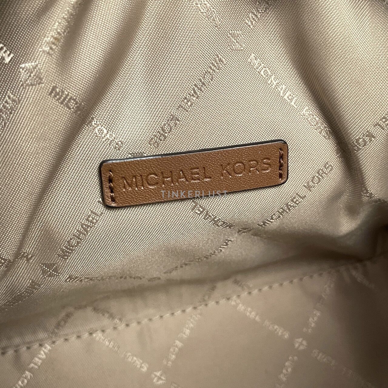 Michael Kors Brown Mini Duffle Sling Bag	