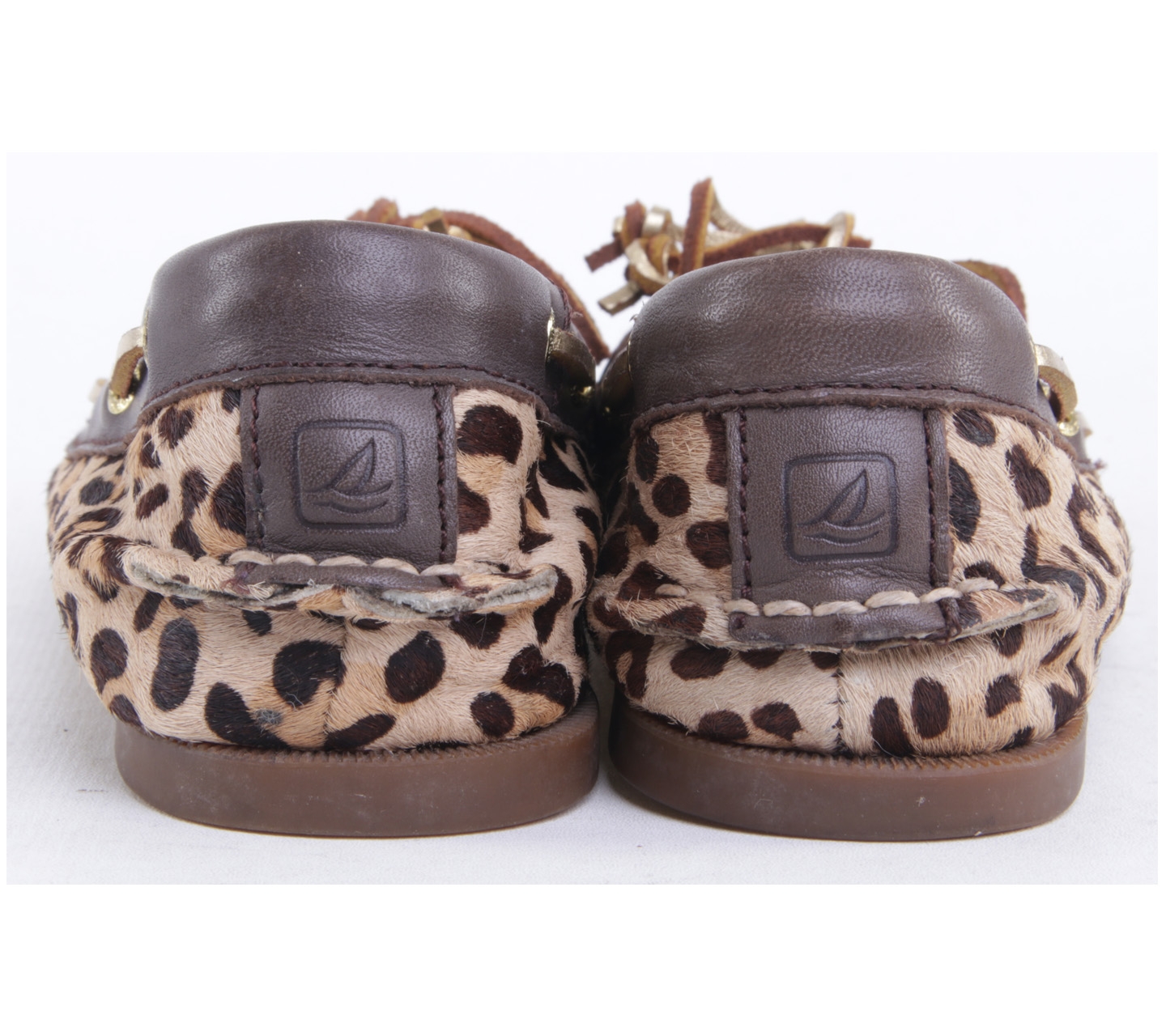 Sperry Brown Leopard Flats