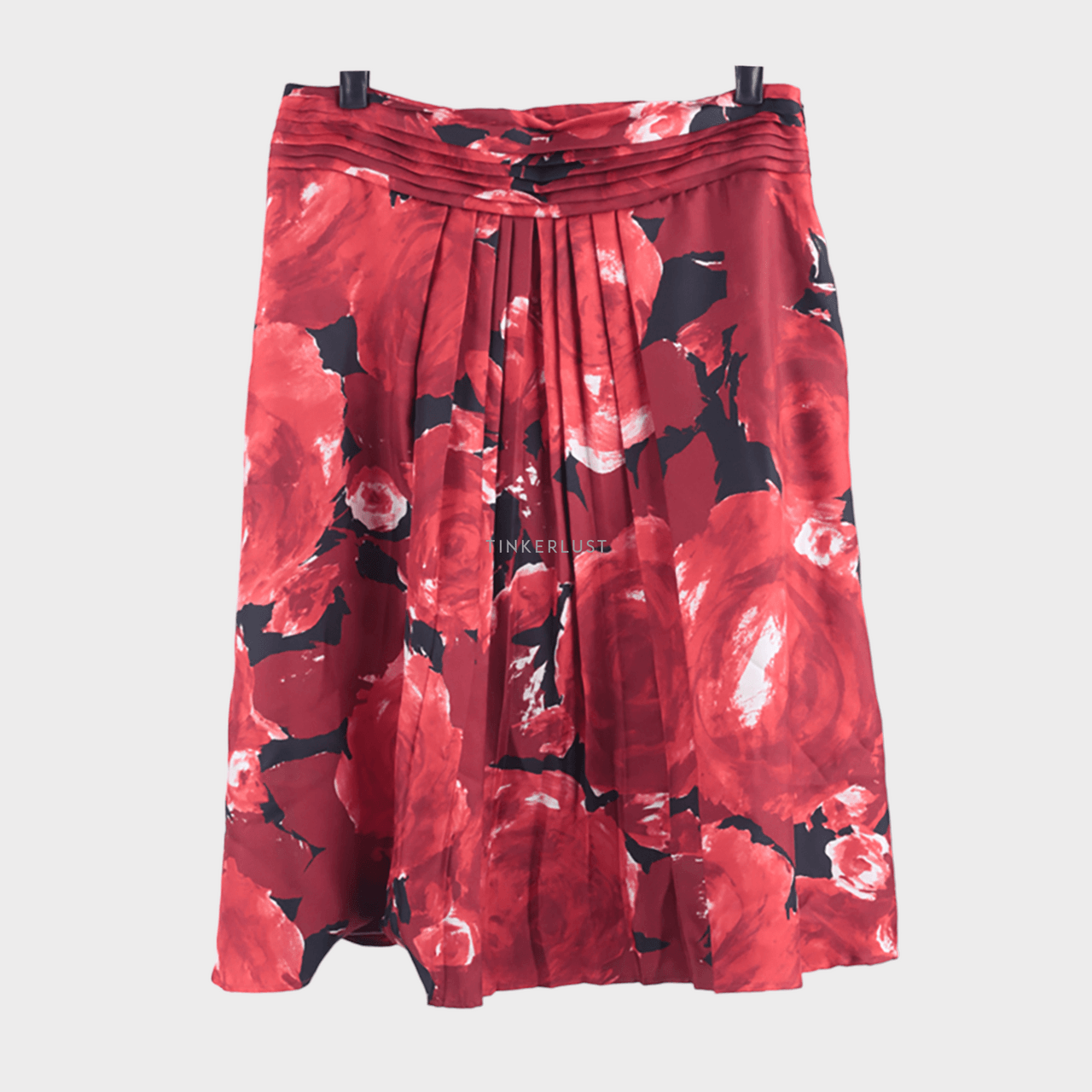 Massimo Dutti Red Mini Skirt