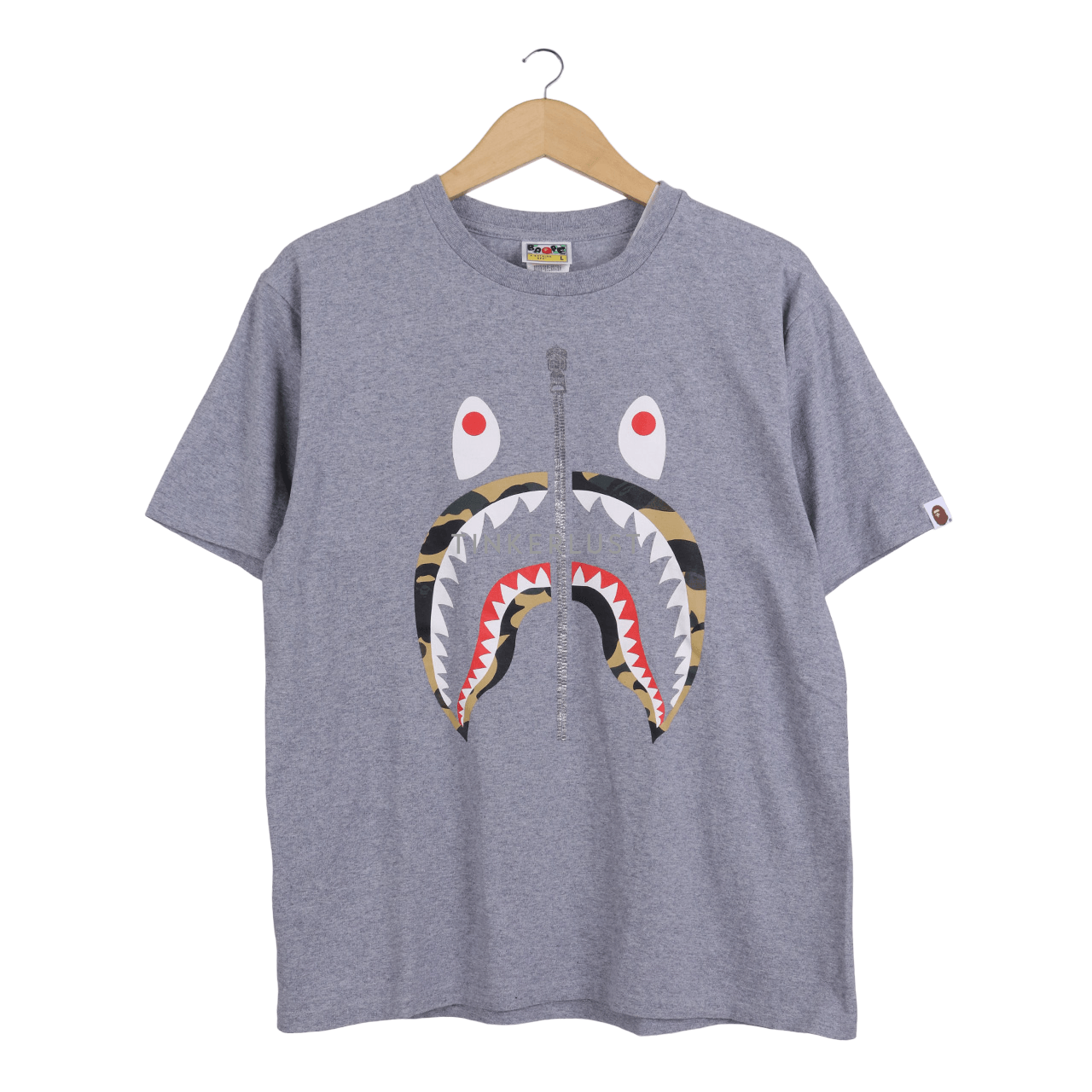 A Bathing Ape Grey Shark Tshirt