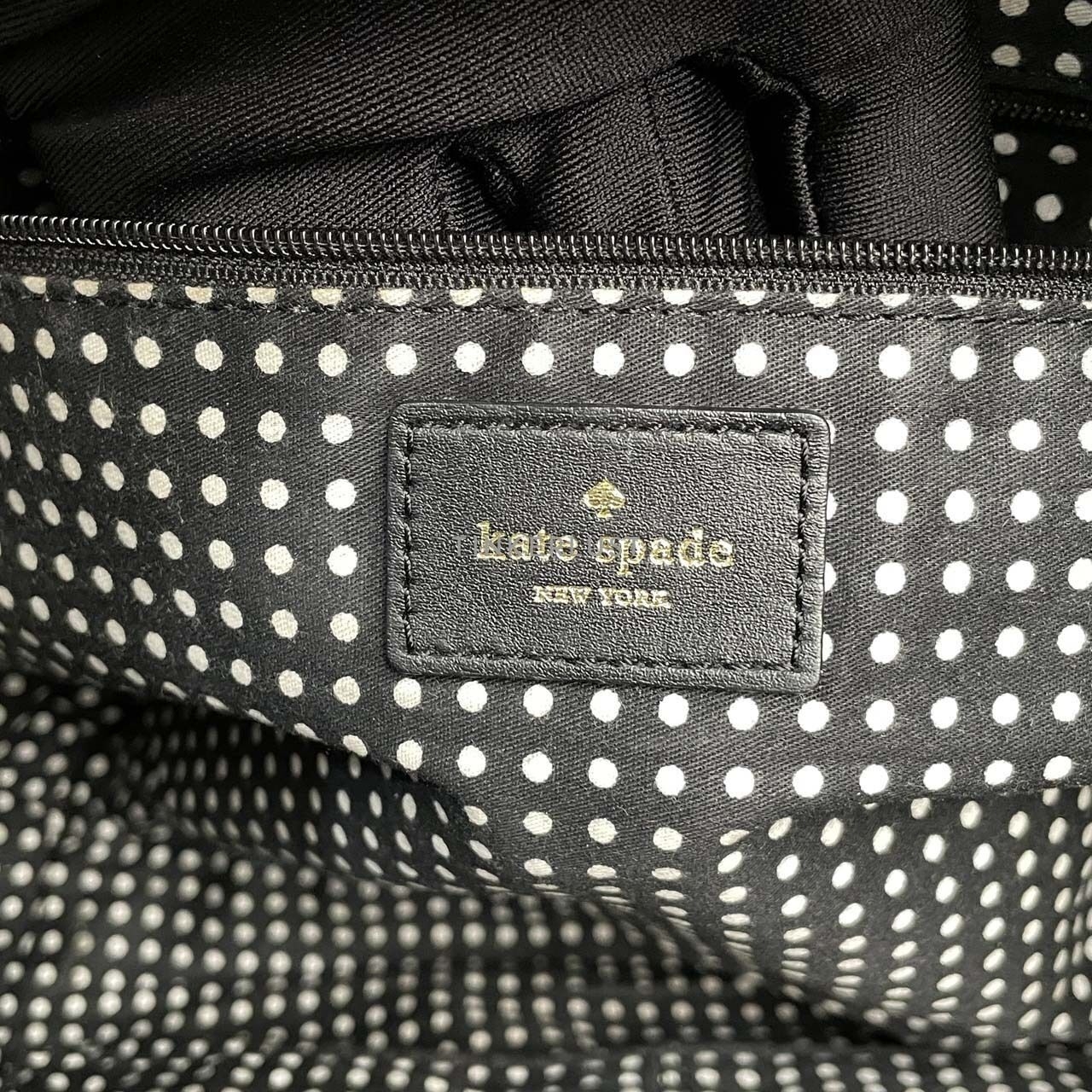 Kate Spade Alessa Astor Court Black Leather GHW Tote Bag