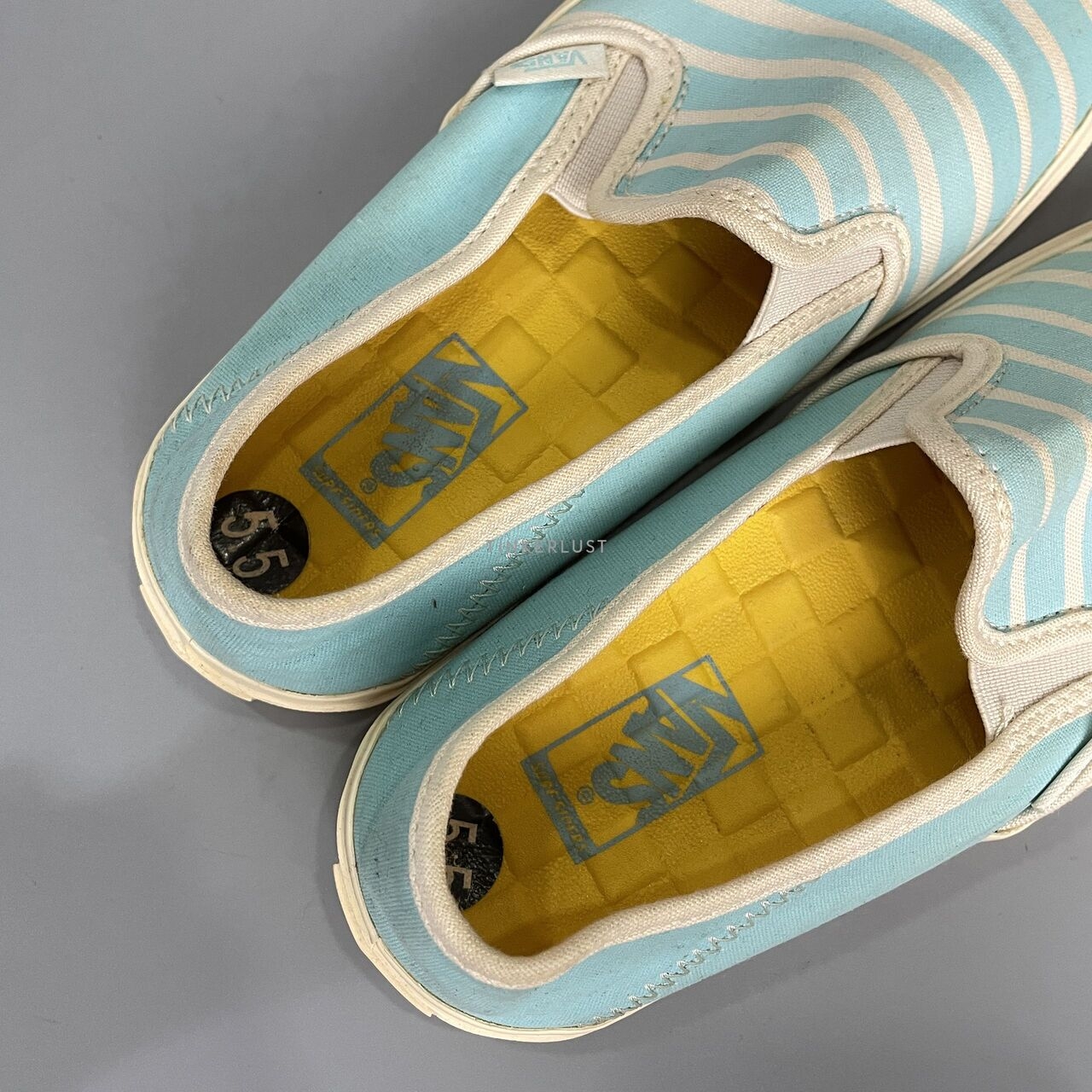 Vans Blue Mid Stripe Slip On SF Sneakers