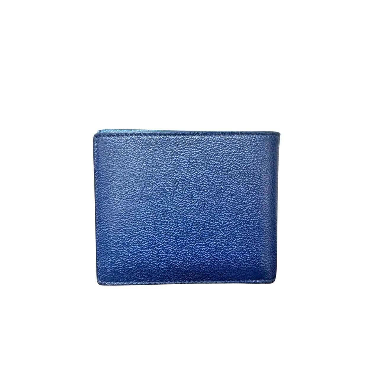 Bvlgari Blue Bifold Wallet