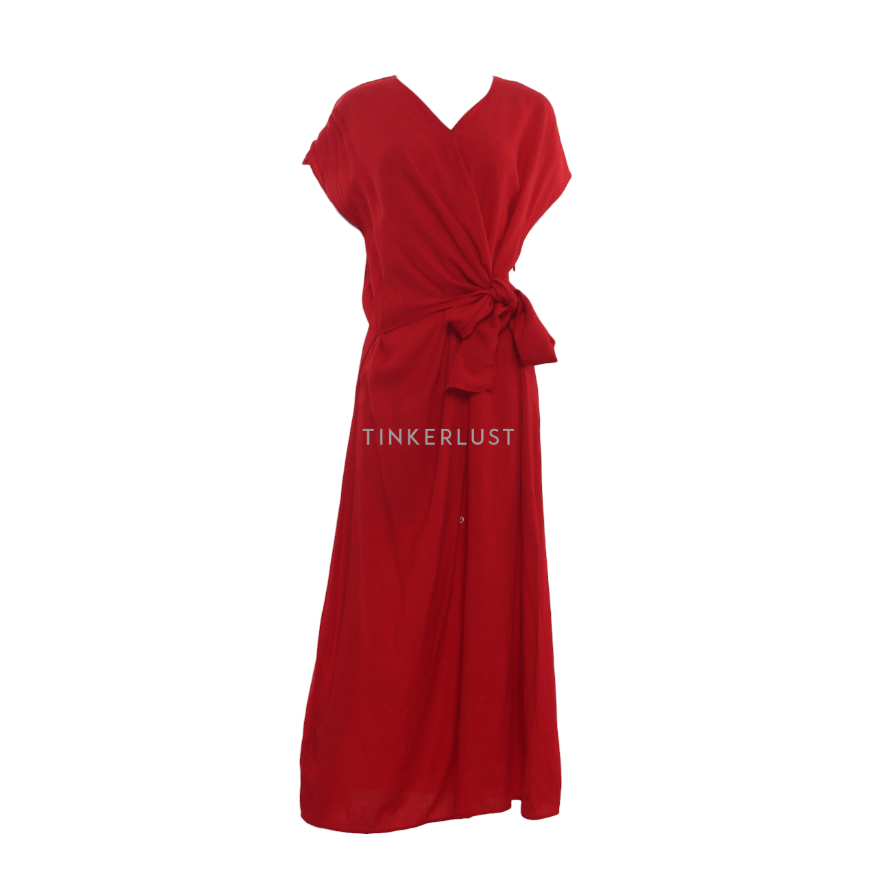 Muku Red Long Dress Wrap
