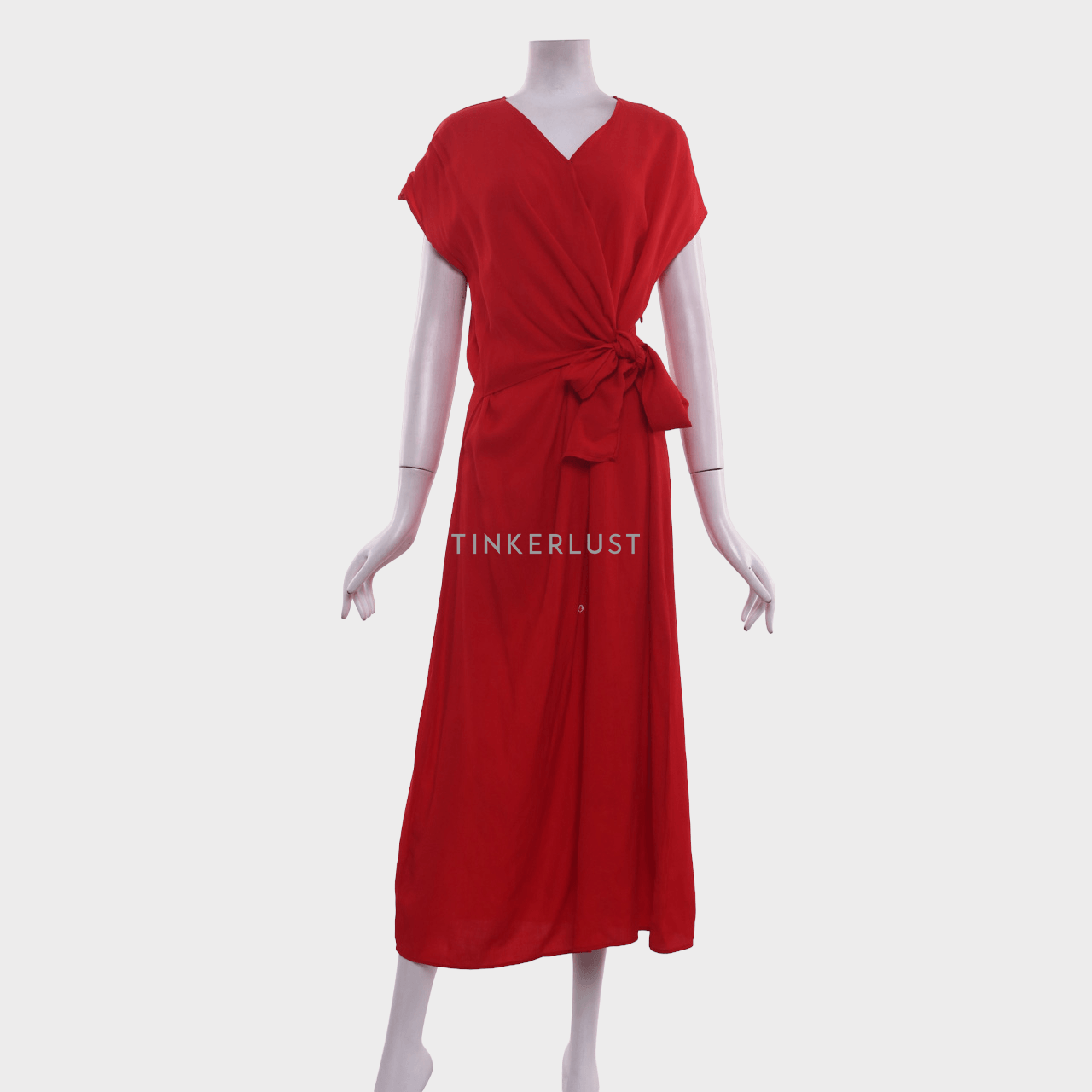 Muku Red Long Dress Wrap