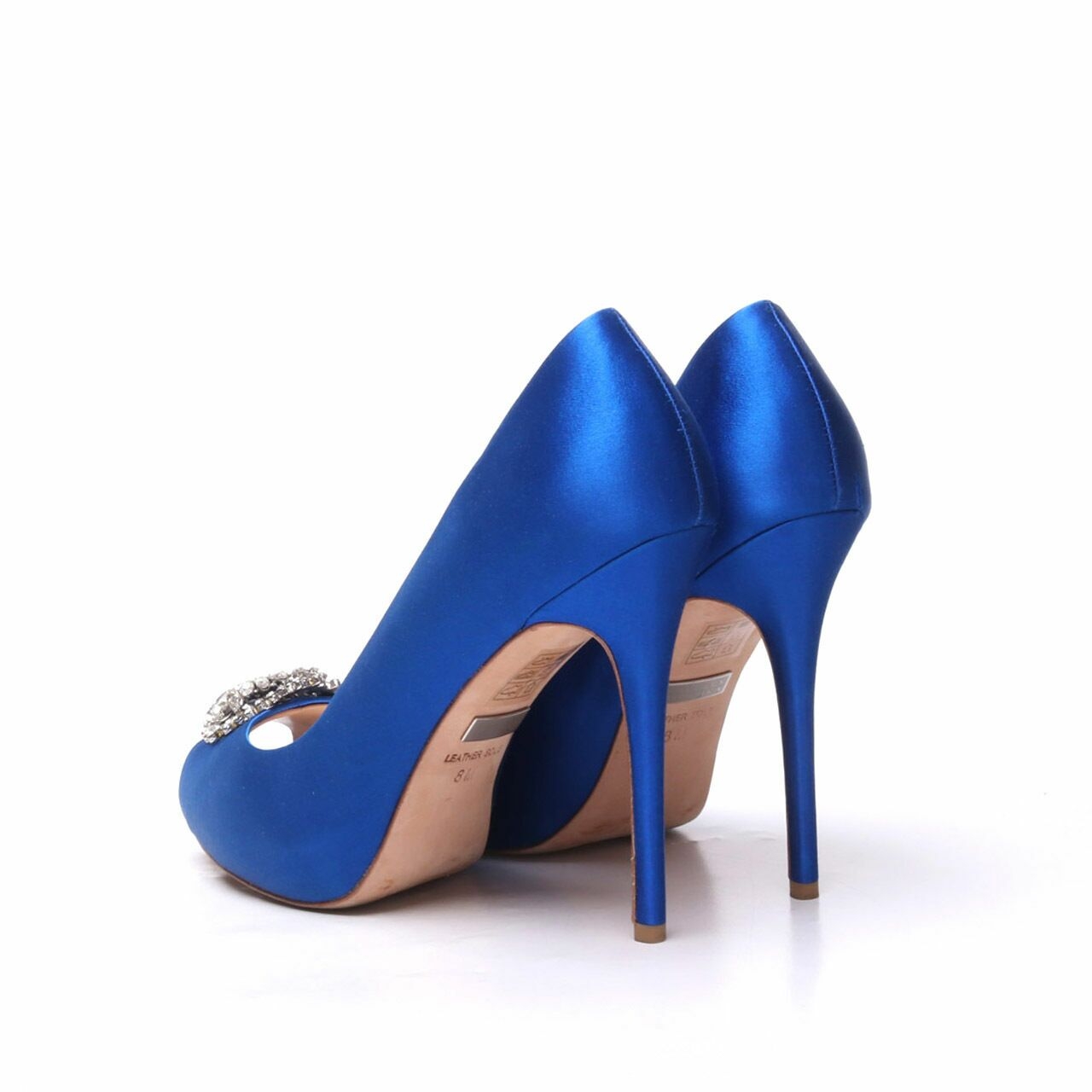 Badgley Mischka Blue Heels