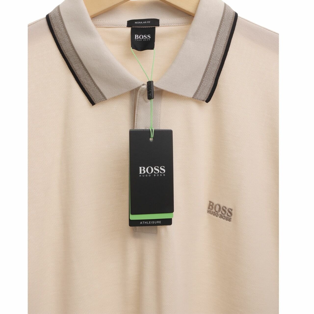 Boss by Hugo Boss Polo Shirt Paddy 01332 In Beige Nude With Collar Logo XXXL	T-Shirt